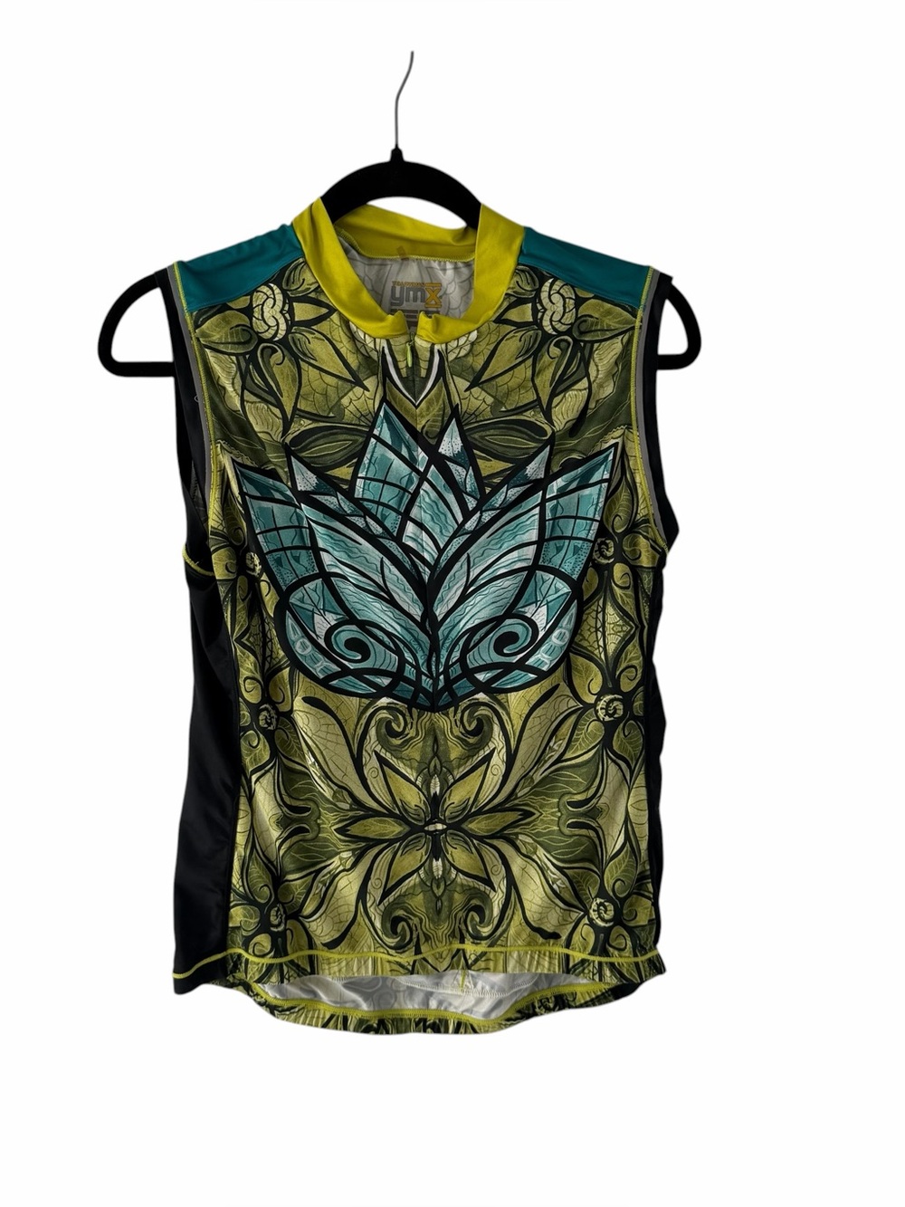 YMX by Yellowman Women’s Cycling Jersey Size L Sporty Athletic Activewear Summer